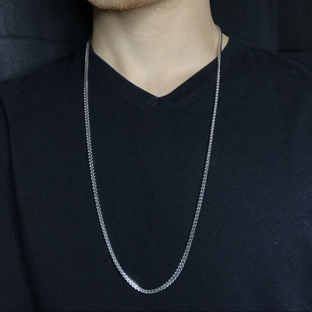 3mm 30” Stainless Franco Chain
